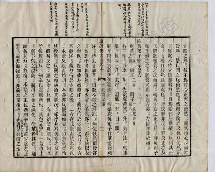 读过伤寒论  卷十三